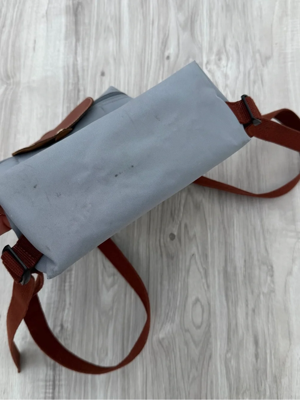 Longchamp Le Pliage Original Backpack in a grey-blue